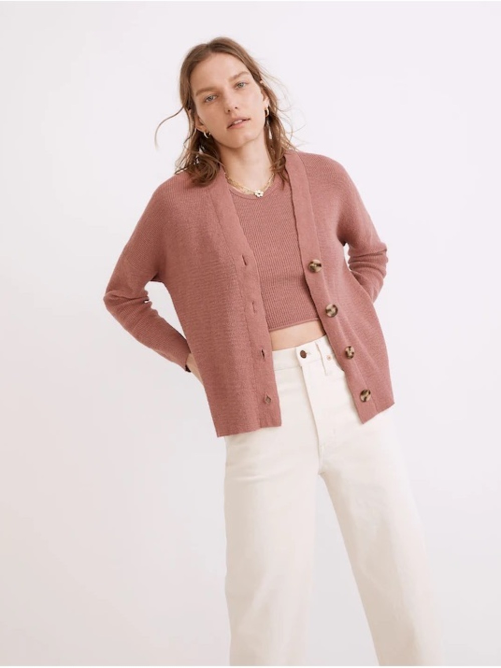 Madewell Birchmoor Cardigan Sweater (XS)